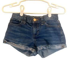 Old Navy Girls Size 10 Medium Wash Cuffed Hem Denim Blue Jeans Casual Wear